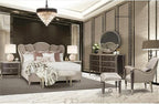 MICHAEL AMINI Villa Cherie Accent Velvet Chair in Porcini/Hazelnut Brown - Image 2