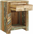 YAFF Vintage Reclaimed Wood End Table - Image 3