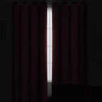 Burgundy Red Thermal Blackout Curtains/52 x 108 Inch/Set of 2 Panels Room - Image 3