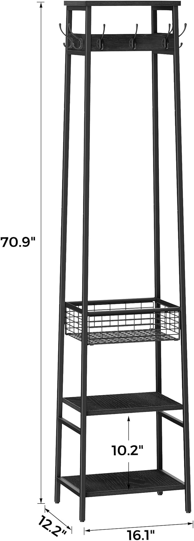 Coat Rack Freestanding, Coat Stand - Image 5