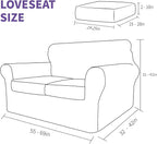ZNSAYOTX 3 Piece Loveseat Covers - Image 6