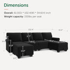 HONBAY Convertible Sectional Sofa - Image 2