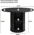 weselon 47 inch Round Dining Table - Image 2