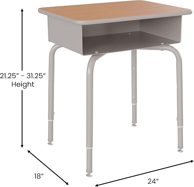 Flash Furniture Billie Student Desk - Image 2