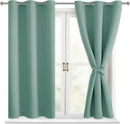Blackout Curtains for Bedroom, Sage Green, 42 x 54 Inch, 2 Panels | Thermal - Image 8