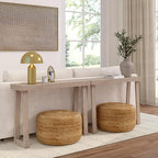 Plank+Beam Classic 46 Inch Console Table, Solid Pine Wood Entryway Table - Image 4