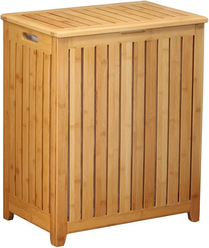 Oceanstar Spa-Style Bamboo Laundry Hamper by Oceanstar
