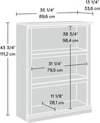 Sauder Miscellaneous Storage 3-Shelf Bookcase/ Book shelf, Sindoori Mango finish - Image 3