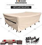 Patio Furniture Set Covers Waterproof Patio Conversation Sets Cover Outdoor - Image 7