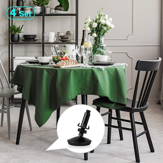 4 Set M10 Swivel Adjustable Leveling Feet, Heavy Duty Height Adjuster Furniture - Image 4