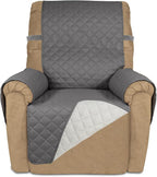 PureFit Reversible Recliner Chair Covers Couch Covers by PureFit