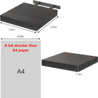 Fixwal Floating Shelves for Wall, 8 Inch Small Black Shelves Wall Mounted Shelf - Image 3