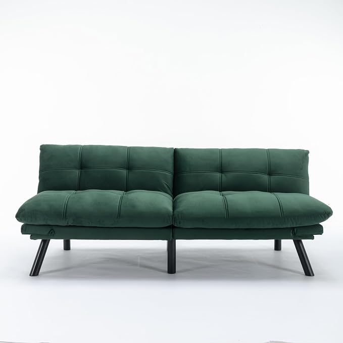 GDFStudio Hayezc Loveseat Sofa, Convertible Sofa Bed, 2-in-1 Folding Modern - Image 8