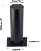 Set of 4 Furniture Legs 4.7 Inch, Adjustable Aluminum Alloy Cabinet Legs - Image 3
