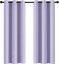 Yakamok Room Darkening Curtains 42x72 inch Length Lilac-Living Room | 2 panels by Yakamok