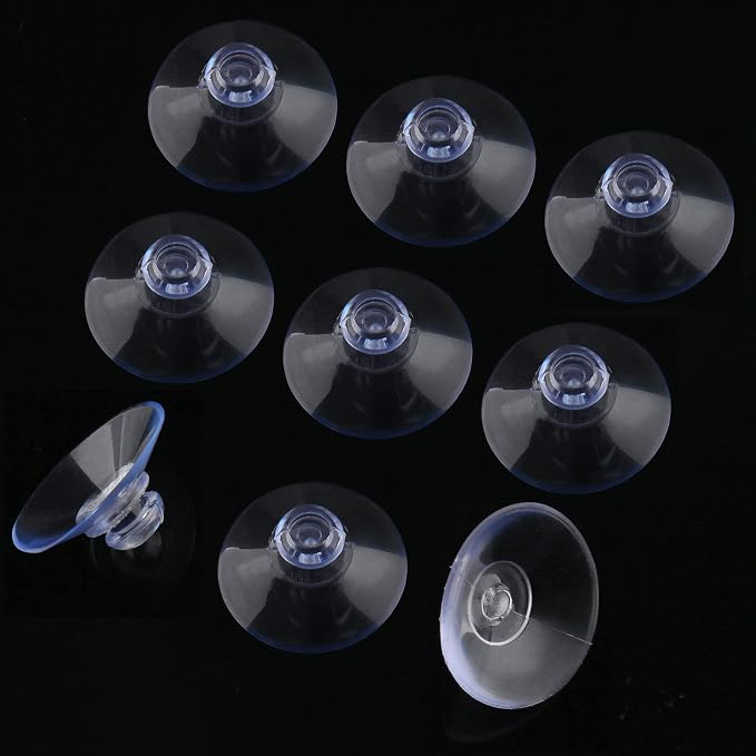 30 Pack Clear PVC Plastic Suction Cups, Anti-Collision, Transparent, Without - Image 5