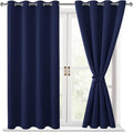 Blackout Curtains for Bedroom, 52 x 54 Inch, 2 Panels | Thermal Insulated & by Hiasan