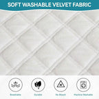 Deep Dream Velvet Couch Cover, Sectional Sofa Covers, Anti Slip Couch Covers - Image 3