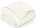 Utopia Bedding Ultra Soft Fleece Bed Blanket Full Size Ivory | Microfiber Plush by UTOPIABEDDING
