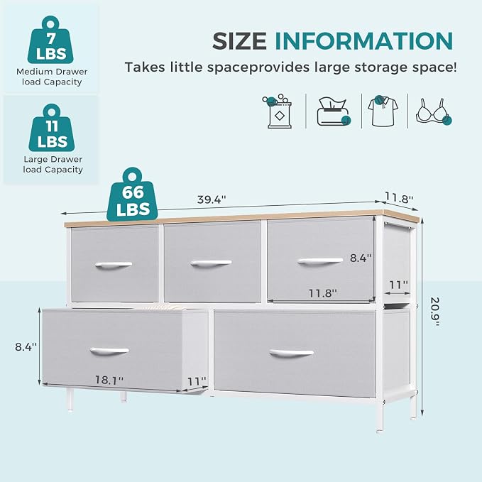 OLIXIS Dresser for Bedroom - Image 3