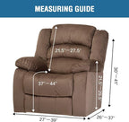 H.VERSAILTEX Velvet Stretch Recliner Couch Covers 4-Pieces Style Recliner Chair - Image 7