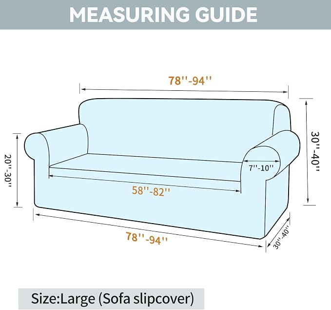 LURKA Stretch Sofa Slipcovers Couch Covers - Image 2