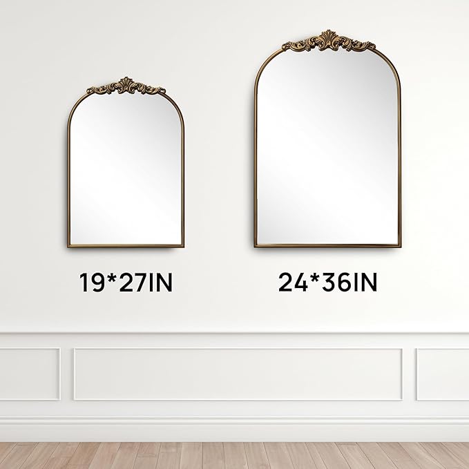 Ornate Baroque Vintage Gold Mirror - Image 2