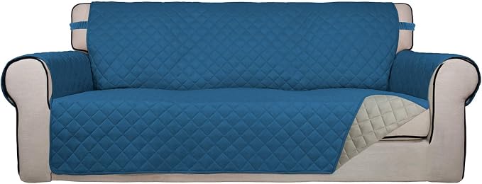 PureFit Reversible Quilted Sofa Cover Dog Couch Covers by PureFit