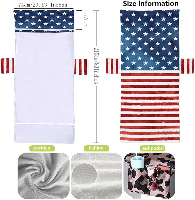 Irisbell Lounge Chair Towel Cover - Image 5