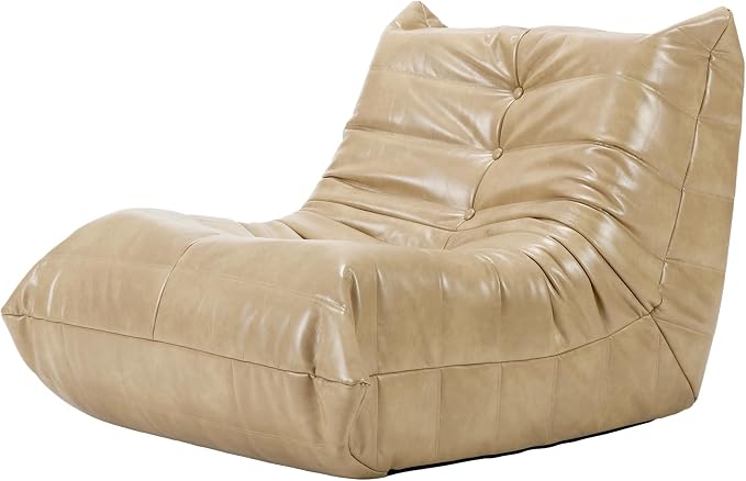 Hobestluk Giant Bean Bag Chair Lazy Floor Sofa, Memory Foam Fireside Sofa - Image 8