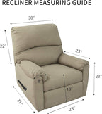 PureFit Stretc Recliner Chair Covers Fleece Soft Couch Covers - Image 6