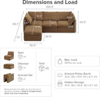 mopio Oversized Modular Sectional Sofa - Image 2