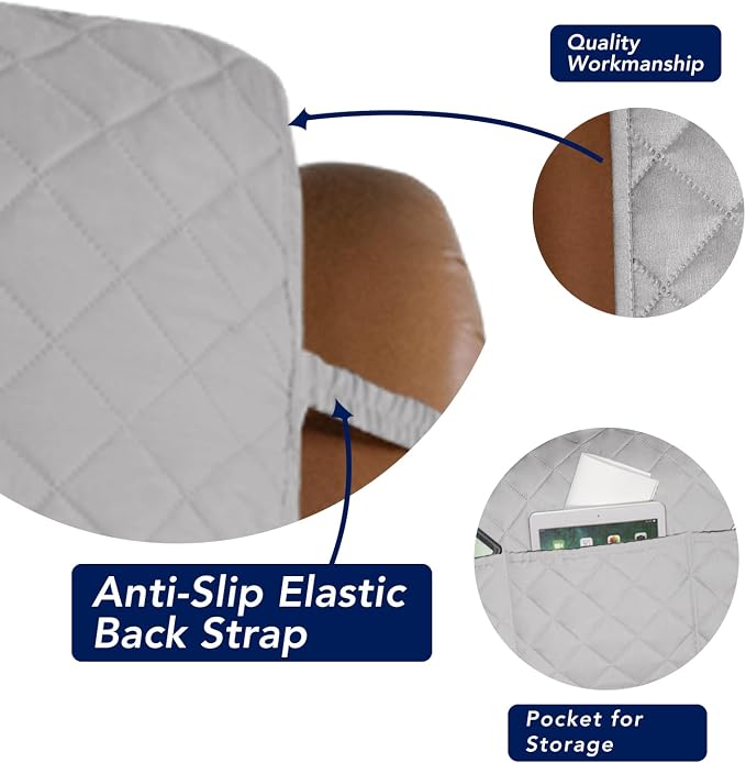 PureFit Reversible Recliner Chair Covers Couch Covers - Image 3