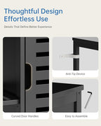 HITNET Bathoom Storage Cabinet, Bamboo Floor Cabinet - Image 7