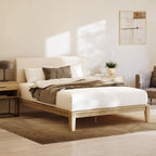 Nectar Bamboo Platform Bed Frame & Upholstered Headboard by NectarSleep