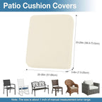 Waterproof Outdoor Cushion Covers, Stretch Patio Slipcovers | UV Resistant - Image 6