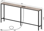 MAHANCRIS 63" Skinny Console Table - Image 3