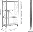 BRIAN & DANY 4-Tier Foldable Storage Shelves - Image 3
