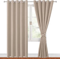 Blackout Curtains for Bedroom, 60 x 84 Inches Long, 2 Panels | Thermal by Hiasan