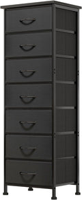 Fixwal Black Tall Skinny Dresser by Fixwal