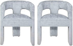 Jofran Gwen Jacquard Upholstered Accent Chair, Modern Luxury Plush Sculptural by Jofran+Inc.
