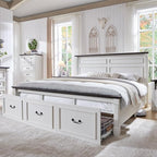 Aitjunz Farmhouse King Size Bed Frame by AITJUNZ