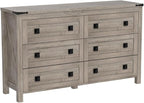T4TREAM Farmhouse 6 Drawers Dresser - Image 4