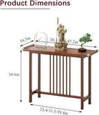 Traditional Chinese Style Solid Wood Console Table - Image 3