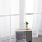 Sheer Curtains, Rod Pocket Voile Fimly Sheer Drapes - Image 6