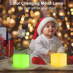4-In LED Cube Night Light, Cordless LED Light Cubes - Image 6