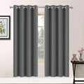 Yakamok Room Darkening Curtains 52x63 inch Length Dark Grey-Living Room | 2 by Yakamok
