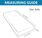 Water-Resistant Spandex Couch Cushion Covers, Stretch Sofa Settee Slipcover - Image 3