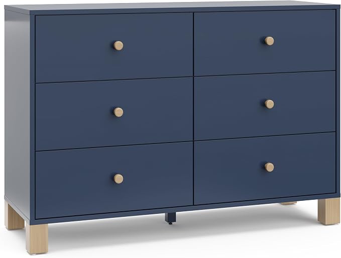 Storkcraft California 6 Drawer Double Dresser – GREENGUARD Gold Certified by Storkcraft