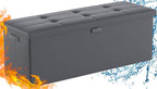 DocSafe Storage Ottoman Bench, Fireproof＆Waterproof Folding Bench - Image 9